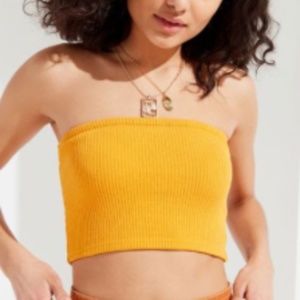 Urban Outfitters Orange Tube Top